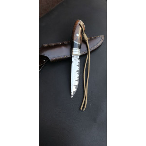 БУРЛАКА авторський ніж ручної роботи, сталь - Ламінат  Vanadis 8, 64-65 HRC. Photo 3